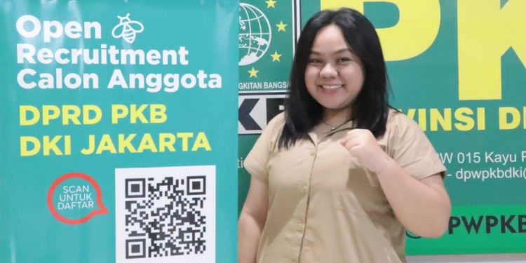 Rara Nadia Eka Putri ( 20 tahun), Bacaleg DPRD DKI Jakarta wakil generasi Milenial PKB - FOTO | Dok. PKBTalk24.com