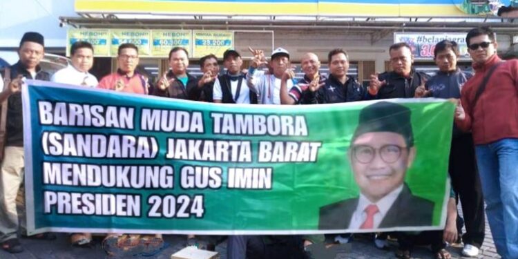 Relawan Barisan Muda Tambora (Sandara) Deklarasi Dukung Gus Muhaimin Presiden 2024 - FOTO | Dok. Istimewa