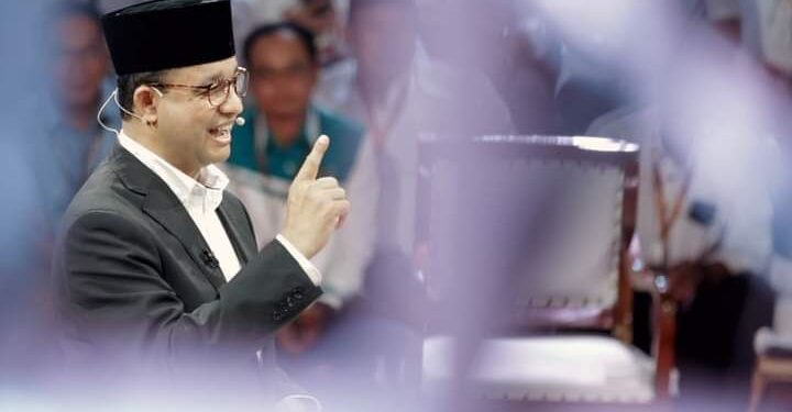 Calon presiden nomor urut 1 Anies Baswedan menutup debat capres Pilpres 2024 dengan menyentil penyelewengan hukum - FOTO | Dok. PKB Media Canter