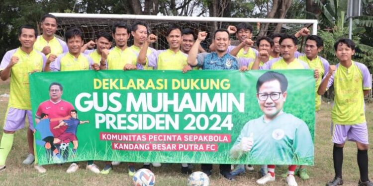 komunitas Pecinta Sepakbola di Cakung, Jakarta Timur Deklarasi Dukung Gus Muhaimin Presiden 2024 - FOTO | Dok. PKBTalk24