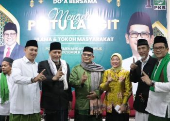 Doa Bersama Mengetuk Pintu Langit Bersama Ulama dan Tokoh Masyarakat Jakarta Selatan, Jumat (15/12/2023). FOTO | Dok. PKBTalk24