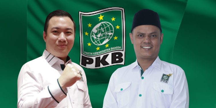 H. Triwaluyo (kanan), dan Hengky Wijaya ( kiri), Caleg DPRD terpilih dari PKB di Dapil III, DKI Jakarta. FOTO/iLUSTRASI | Dok. FPKB DPRD DKI Jakarta.