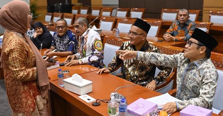 Wakil Ketua DPR RI Muhaimin Iskandar dalam sidang menanyakan ke peserta sidang  soal pembentukan Pansus Haji, Selasa (10/7/2024). FOTO | Dok. Antara