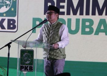 Gus Muhaimin membuka acara Sekolah Pemimpin Perubahan (SPP) di Bogor, Jawa Barat, Sabtu (3/8/2024)