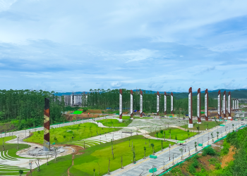 Plaza Bhinneka di Ibu Kota Nusantara (IKN)(Humas OIKN)