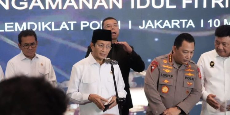 Menteri Agama Nasaruddin Umar mengumumkan bahwa libur Lebaran 1446 H/2025 M untuk sekolah. FOTO | Dok. istimewa