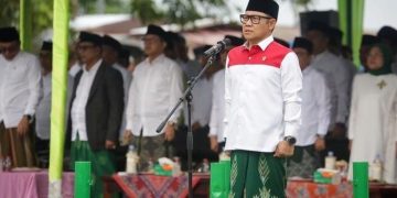 Gus Muhaimin  Pimpin Apel Akbar Hari Santri di Titik Nol Islam Nusantara: Pesantren Harus Jadi Lokomotif Peradaban